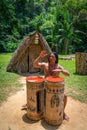 Taino indian performance near Indian Cave Cuba